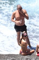 EMILY RATAJKOWSKI in Bikini on Vacation with DJ Orazio Rispo at Amalfi Coast 08/05/2025