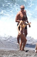 EMILY RATAJKOWSKI in Bikini on Vacation with DJ Orazio Rispo at Amalfi Coast 08/05/2025