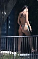 EMILY RATAJKOWSKI in Bikini with DJ Orazio Rispo at a Pool at Amalfi Coast 08/04/2025