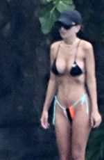 EMILY RATAJKOWSKI in Bikini with DJ Orazio Rispo at a Pool at Amalfi Coast 08/04/2025