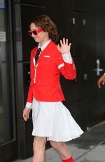 EMMA MYERS Arrives at Good Morning America in New York 08/06/2025