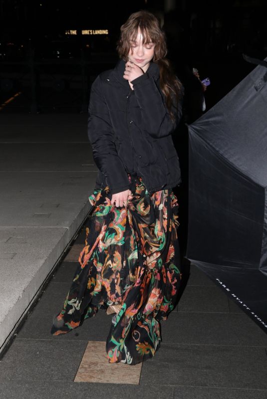 EMMA MYERS Arrives at Wednesday Season 2 Wednesday Island Fan Event on Cockatoo Island in Sydney 08/16/2025