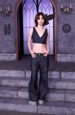 EMMA MYERS at Netflix And Spotify Host Wednesday Graveyard Gala in New York City 08/28/2025