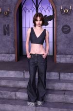 EMMA MYERS at Netflix And Spotify Host Wednesday Graveyard Gala in New York City 08/28/2025