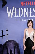 EMMA MYERS at Wednesday Season 2 Screening in New York 08/05/2025