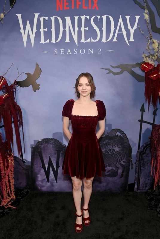 EMMA MYERS at Wednesday Season 2 Special Screening in Atlanta 08/06/2025