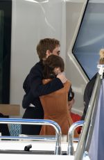 EMMA MYERS Boarding a Yacht in Sydney 08/16/2025