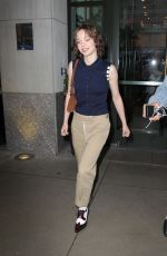 EMMA MYERS Leaves Her Hotel in New York City 08/05/2025