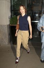 EMMA MYERS Leaves Her Hotel in New York City 08/05/2025