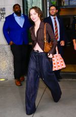 EMMA MYERS Out and about in Midtown in New York City 08/04/2025