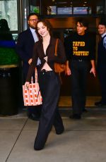 EMMA MYERS Out and about in Midtown in New York City 08/04/2025
