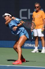 EMMA RADUCANU at a Practice Session Ahead of US Open at Flushing Meadows 08/23/2025