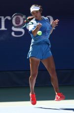 EMMA RADUCANU at a Practice Session Ahead of US Open at Flushing Meadows 08/23/2025
