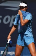 EMMA RADUCANU at a Practice Session Ahead of US Open at Flushing Meadows 08/23/2025
