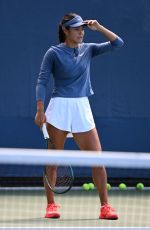 EMMA RADUCANU at Practice Session at US Open at Flushing Meadows 08/25/2025