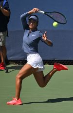 EMMA RADUCANU at Practice Session at US Open at Flushing Meadows 08/25/2025