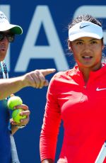 EMMA RADUCANU at Practice Session at US Open at Flushing Meadows 08/26/2025