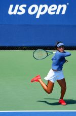 EMMA RADUCANU at Practice Session at US Open at Flushing Meadows in New York 08/28/2025