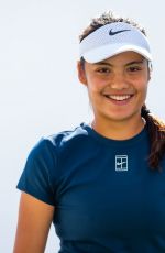 EMMA RADUCANU at Practice Session for Cincinnati Open in Mason 08/08/2025
