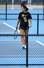 EMMA RADUCANU at Practice Sessions for Cincinnati Open 08/07/2025