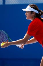 EMMA RADUCANU at Practice Sessions for Cincinnati Open 08/07/2025