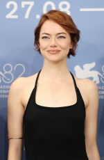 EMMA STONE Arrives at Palazzo Del Casino at 82nd Venice International Film Festival 08/28/2025