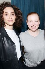 EMMY ROSSUM Visits SARAH SNOOK Backstage at The Picture of Dorian Gray in New York City 04/22/2025