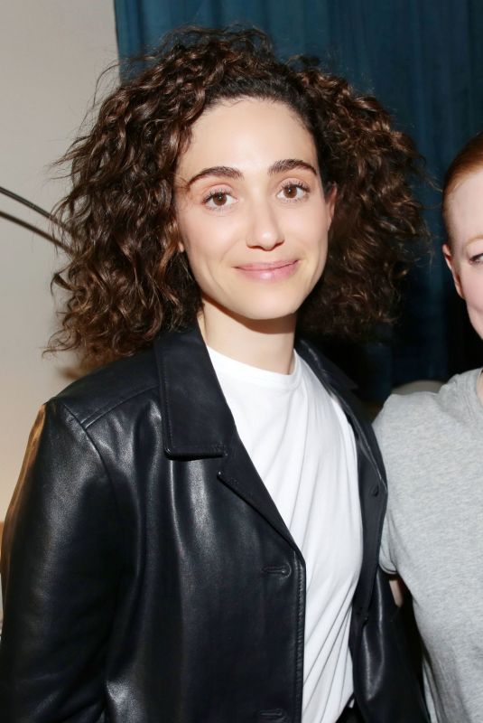 EMMY ROSSUM Visits SARAH SNOOK Backstage at The Picture of Dorian Gray in New York City 04/22/2025