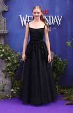 EVIE TEMPLETON at Wednesday Season 2 Premiere in London 07/30/2025