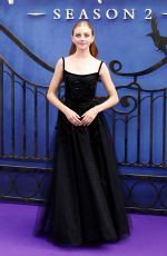 EVIE TEMPLETON at Wednesday Season 2 Premiere in London 07/30/2025