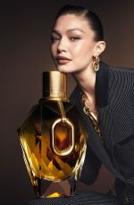 GIGI HADID for Rabanne Million Gold hor Her Campaign 2025