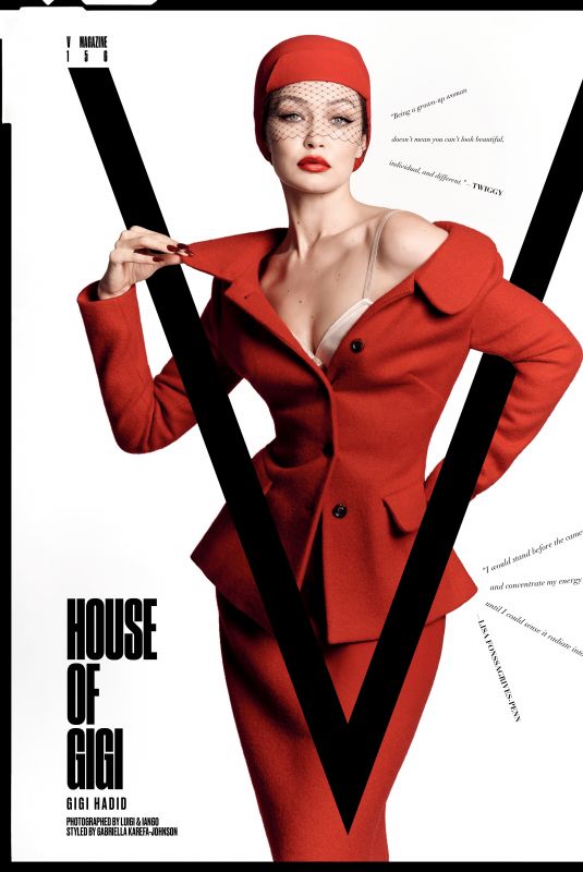 GIGI HADID for V Magazine, Fall 2025