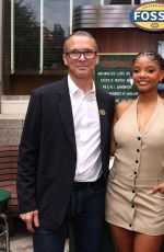 HALLE BAILEY at Nick Jonas and Fossil Present: Fossil Dinner at Soho Diner in New York City 08/19/2025