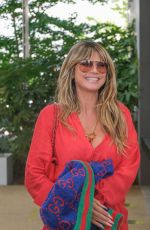 HEIDI KLUM Arrives in Venice 08/26/2025