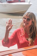 HEIDI KLUM Arrives in Venice 08/26/2025
