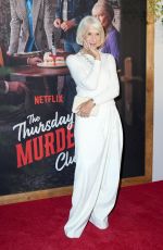 HELEN MIRREN at The Thursday Murder Club Special Screening in New York 08/14/2025