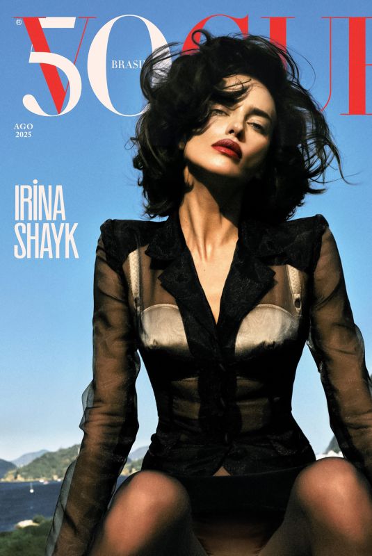 IRINA SHAYK for Vogue Brazil, August 2025