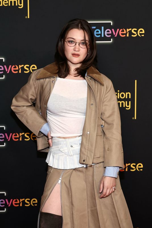 ISA BRIONES at TV Academy’s inaugural Televerse Festival in Los Angeles 08/16/2025