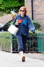 ISLA FISHER Goes for a Pampering Session at Skin Glow in Notting Hill 07/31/2025
