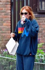 ISLA FISHER Goes for a Pampering Session at Skin Glow in Notting Hill 07/31/2025