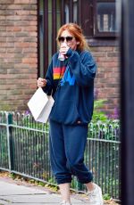 ISLA FISHER Goes for a Pampering Session at Skin Glow in Notting Hill 07/31/2025