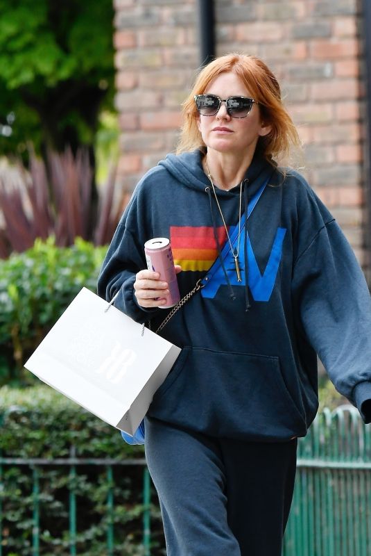 ISLA FISHER Goes for a Pampering Session at Skin Glow in Notting Hill 07/31/2025
