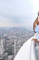 JADE CARGILL at Empire State Building in New York City 07/31/2025