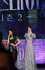 JENNA ORTEGA and EMMA MYERS at Wednesday Season 2 Press Tour in Seoul 08/10/2025