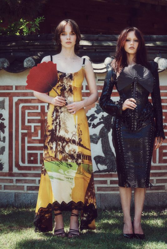JENNA ORTEGA and EMMA MYERS for Netflix, August 2025