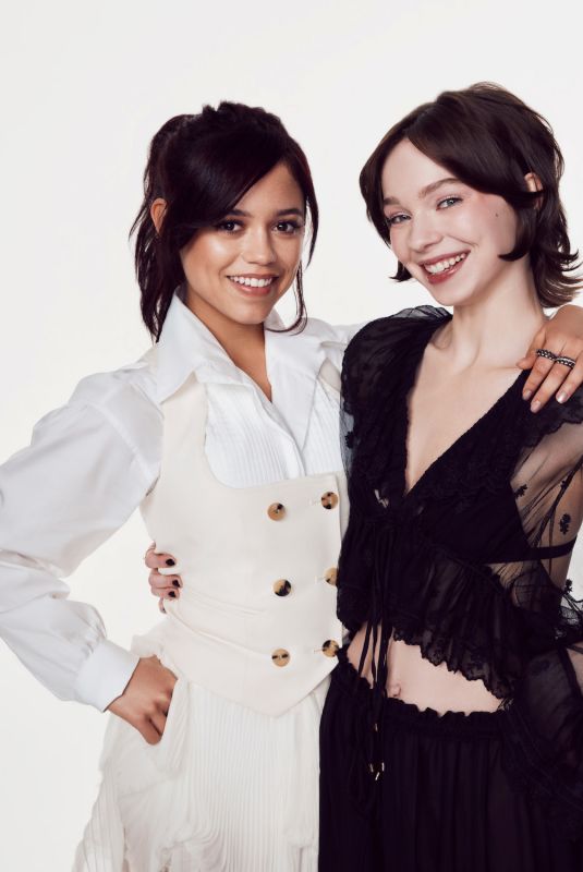 JENNA ORTEGA and EMMA MYERS for Netflix Tudum, August 2025