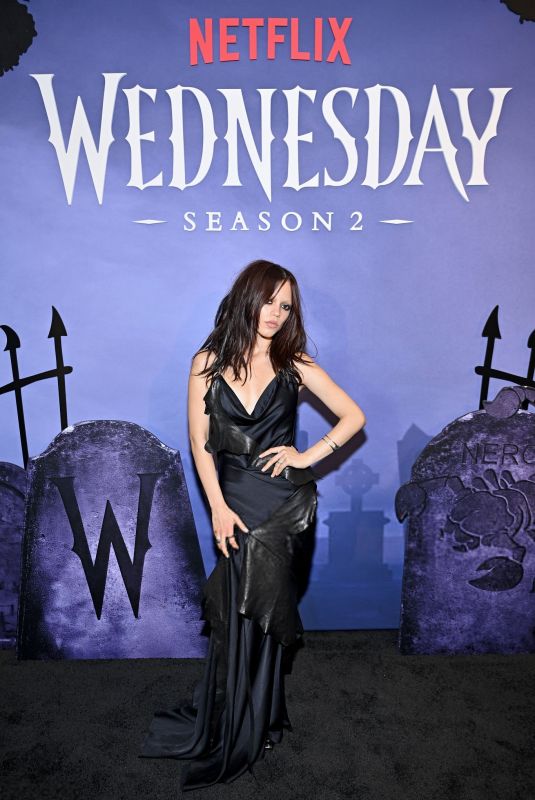 JENNA ORTEGA at Wednesday Season 2 Screening in New York 08/05/2025