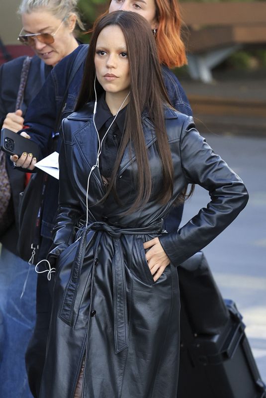 JENNA ORTEGA Boarding a Yacht in Sydney 08/16/2025
