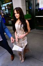 JENNA ORTEGA Heading to Taping of Late Night with Seth Meyers in New York 08/04/2025