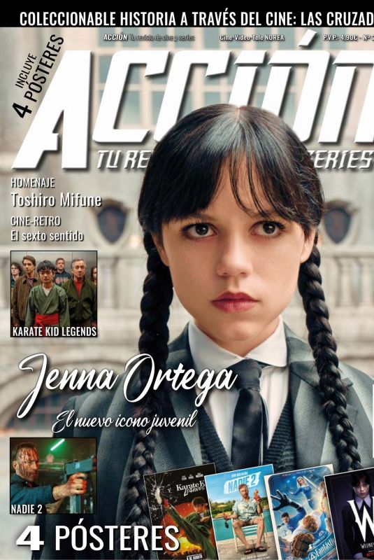 JENNA ORTEGA in Accion Cine-Video, August 2025
